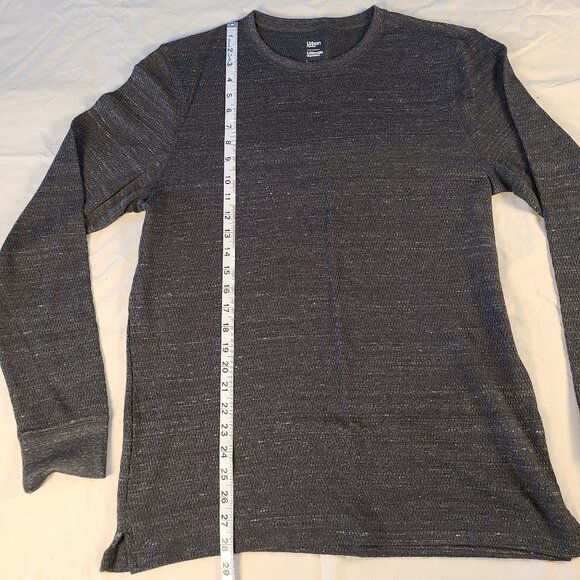 Urban Pipeline Men's L Long Sleeve Shirt Waffle Knit/Thermal Black - Picture 5 of 6